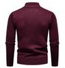 Herren 2025 Herbst/Winter Halb-Reißverschluss Freizeit Pullover Pullover mit Samtstrick