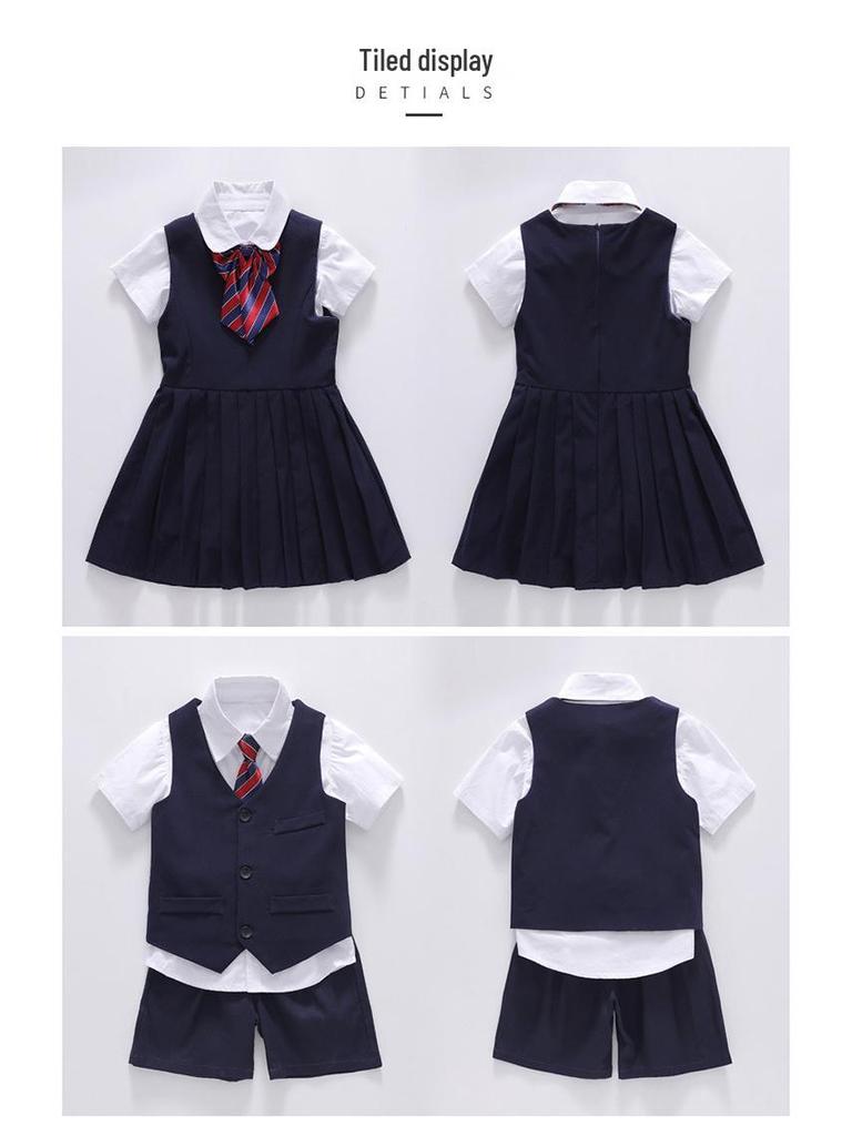 Spring/Summer British College Style Kindergarten Choir Uniforms for Boys and Girls