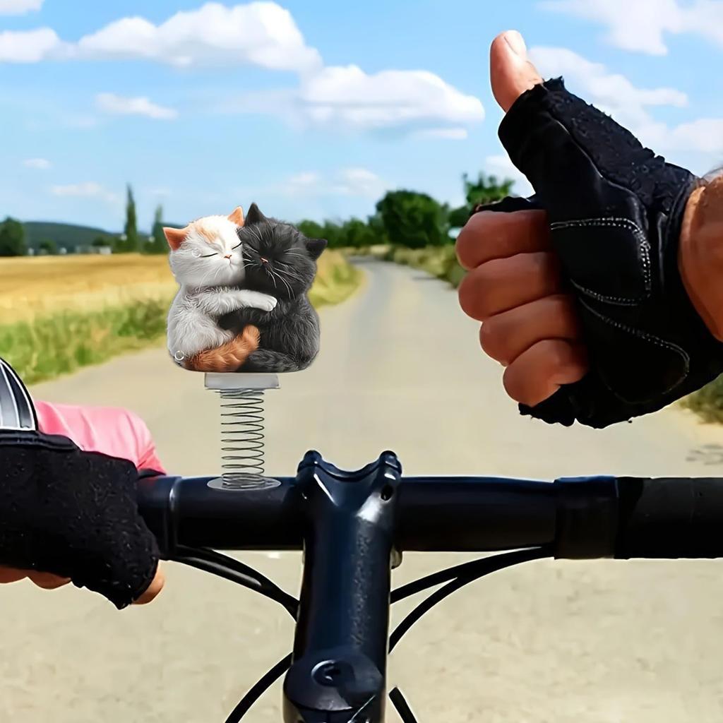 Figurka na deskę rozdzielczą samochodu - Kształt kota 2D Akrylowa dekoracja wnętrza samochodu, Figurka do wnętrza auta