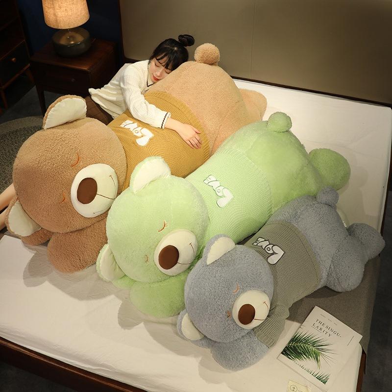 Sweater Cute Bear Doll Doll Pillow Girl Plush Teddy Bear Doll Large Size Cute Birthday Gift Man