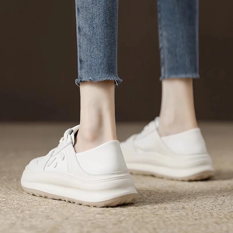 Cricket shoes Comfortable Female Sneakers Sports Running White Casual Ladies Shoes for Women Autumn New