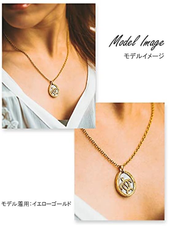 (Aloha Lokahi) Hawaiian Jewelry Necklace, Surgical Stainless Steel, Honu (Sea Turtle), Yellow Gold, Figaro Chain (2mm Stainless Steel Width)