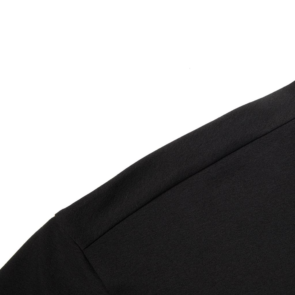 Li-Ning Comfortable Letter Print Round Neck Loose Short Sleeve T-Shirt Men Tops Black AHSV365-1