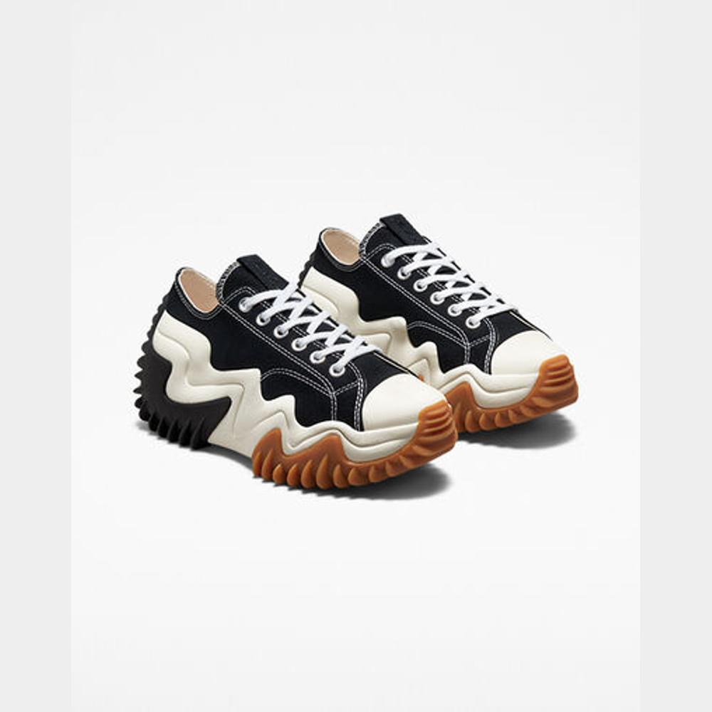 Sneakers Converse Schwarz / Weiß / Egret Run Star Motion Plattform