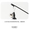 Cat Funny Stick Long Rod Cork Handle Spring Funny Cat Stick Cat Interactive Toy Unbreakable With Bell