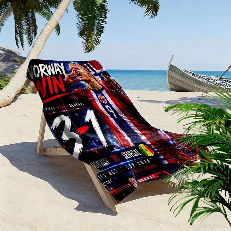 Spirit Norway'S Soccer Legacy Beach Towel Soft Portable For Travel Swim Seaside Outdoor Pool Towel Beach Towel Beach Outdoor Picnic Beach Mat