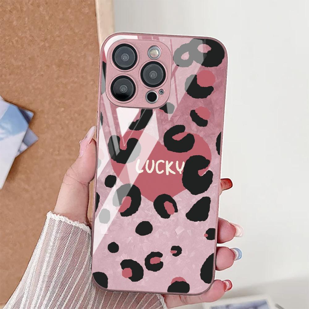 Leopardenmuster Handyhülle Für Samsung A56 5g A17 A55 A16 Hülle S24 S23 S25 Ultra A26 A54 A36 A53 A25 A15 A24 Gehärtetes Glas Cover