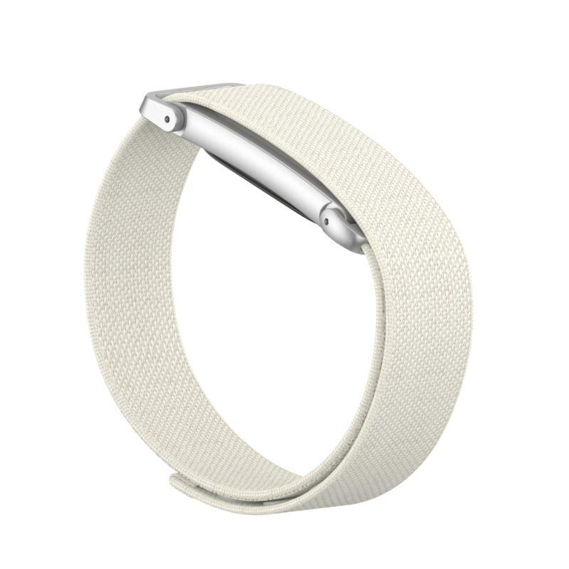 2pz Braccialetto Ufficiale in Nylon a Colori Coordinati per Orologio Google Fitbit Air con Lunetta Metallica Fibbia Magica Cinturino Leggero Traspirante