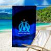 Serviette de plage avec motif Marseille - douce, absorbante, lavable en machine Légère et moderne, pour la natation, Indispensable de voyage