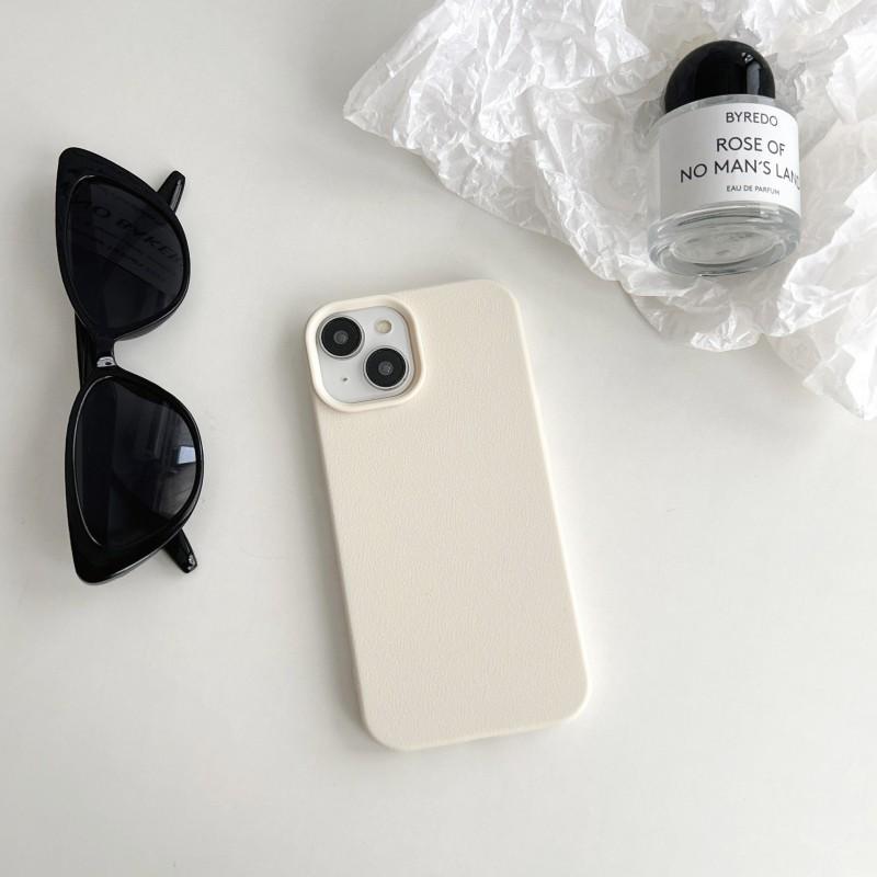 Texture Phone Case IPhone 15 14 Pro XR Soft TPU Full Cover Shockproof Protective In White Black Pink Mint