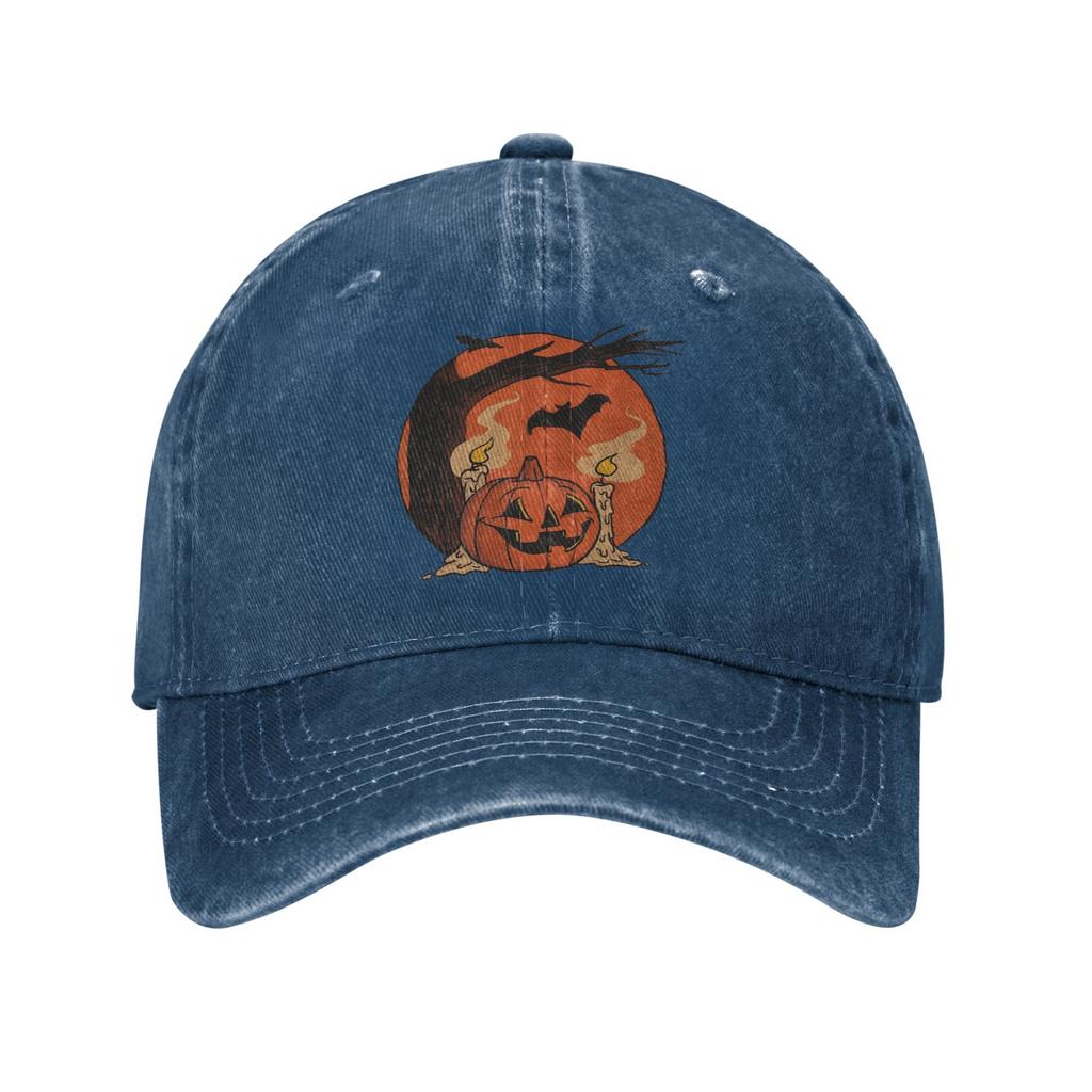 Halloween Pumpkin Casual Baseball Cap For Women Men Summer  Outdoor Sport Trucker Hat Trendy Wholesale Baseball Caps