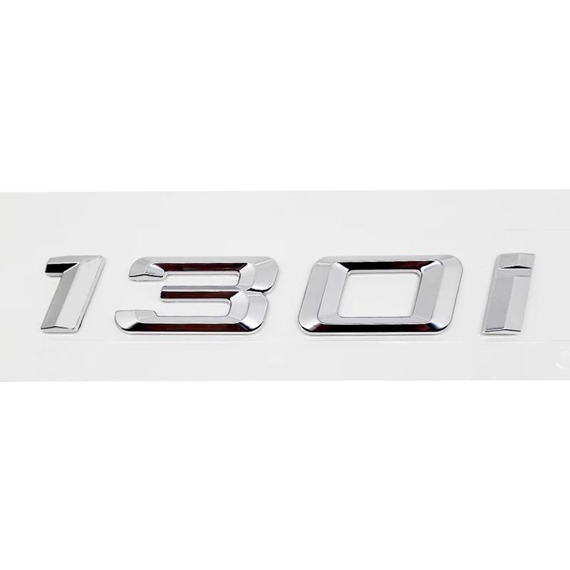 ABS Car Rear Trunk Letters Logo Badge Emblem Sticker For BMW 1 Series 116i 118i 120i 125i 130i 135i 140i E81 E82 E87 E88 F20 F21