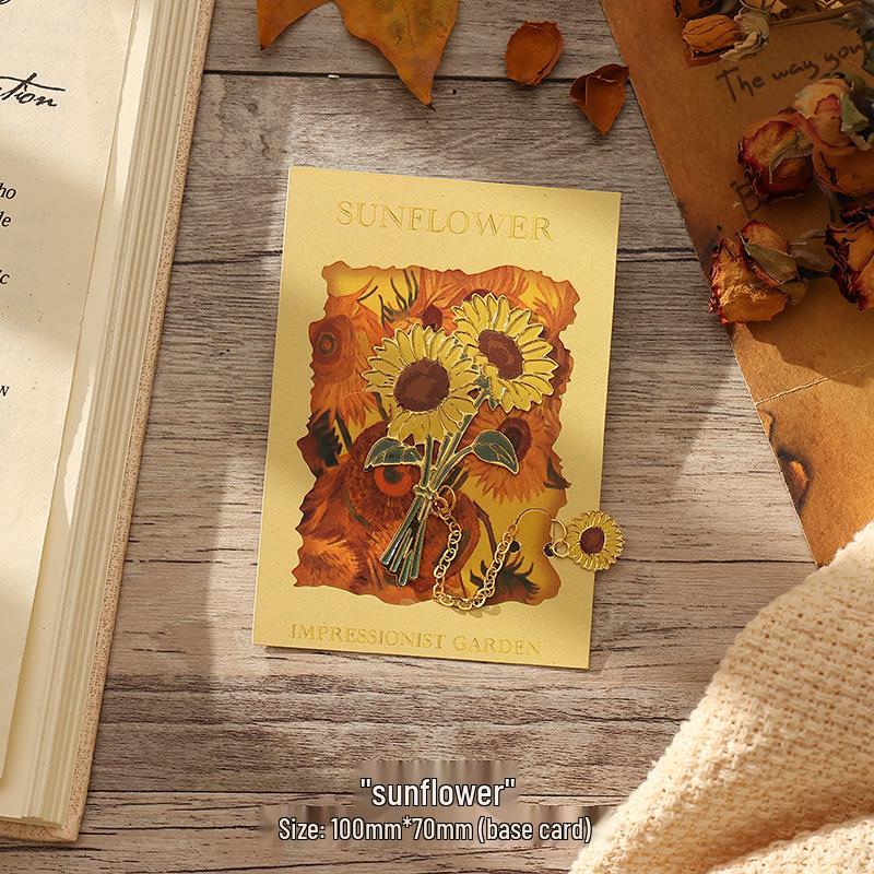 Exquisite Classical Chinese Floral Metal Bookmark - Cultural Souvenir Page Holder