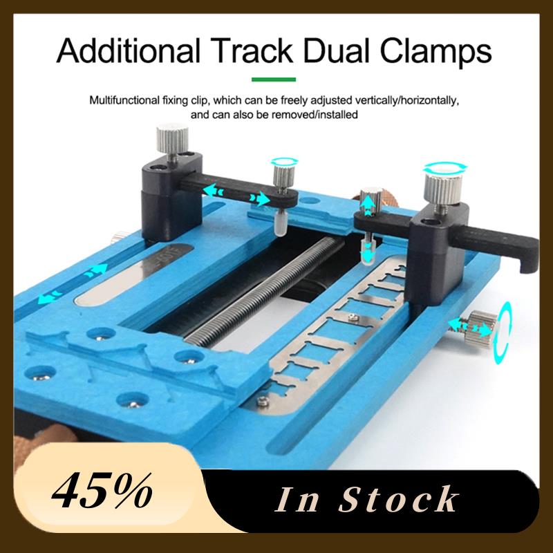 1 PCS RL-601F Multipurpose Mobile Phone Motherboard Repair Fixture Multi-Function Positioning Dual Clamps