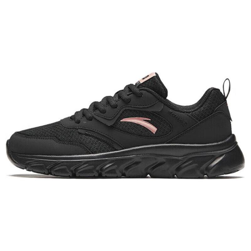 

Anta Cushioning, Wear Resistant Low Top Running Shoes Women s Black Rose Gold Sneakers 922225530-12 38
