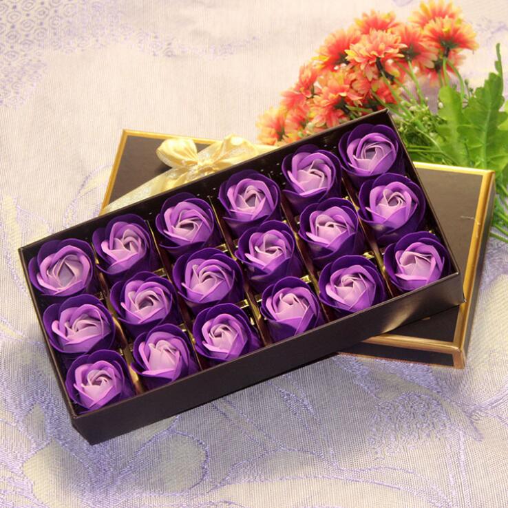 18 roses soap flower gift box wholesale Valentine's Day Christmas 520