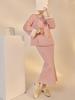 New Chinese Embroidered Wool Coat & Skirt Set - Women's NY027