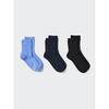 Uniqlo Socks 3p  Crew Popcorn 
