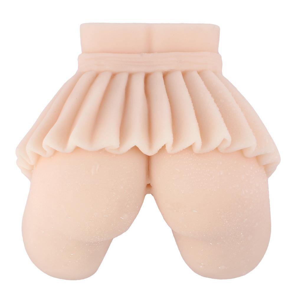 Sukně silikonový model realistický falešný zadek mužský masturbátor skutečný vagina a anální masturbační pohár pro dospělé sexuální panenky kočička pro muže sexuální hračka