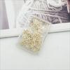 1 Box of 110pcs Tiny Sea Star Natural Starfish Seashell Ocean Theme Ornament for DIY Beach Wedding Decoration Fish Tank Decor