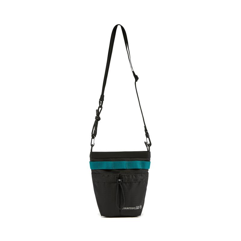 Li Ning Polyamide Shoulder Bag, Crossbody Bag Unisex Black ABDW135-1
