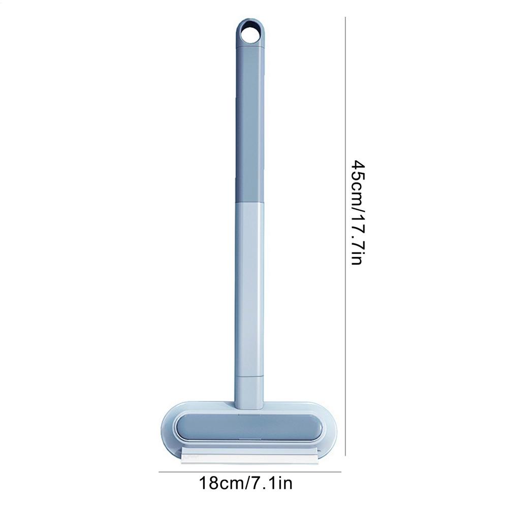 

1pc new Long Handle Pet Hair Remover Brush Static Cat Hair Cleaner for Carpets Cat Trees Beds Ideal for Cat Furniture Cleaning синій