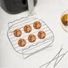 BBQ Air Electric Fryer Accessories 430 Stainless Steel Double Layer Grill Rack Steam Rack Air Fryer Rack Kitchen,Dining & Bar