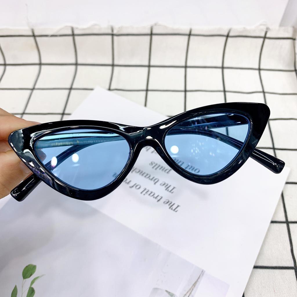Small Frame Children'S Sunglasses Cat Eye Plastic Frame Glasses 9014 Trendy Children'S Sunshades Cat Eye Sunglasses