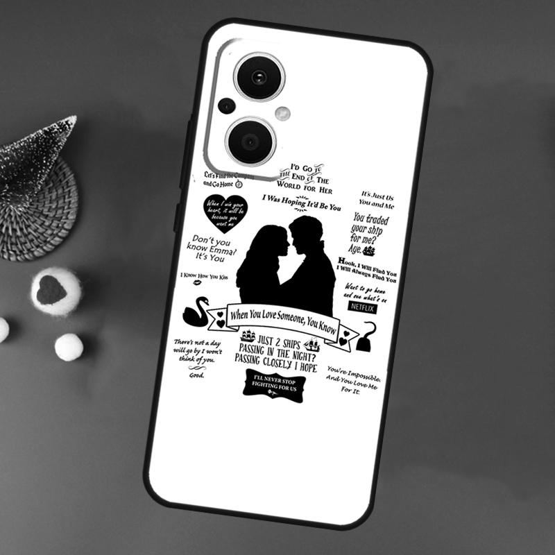 Captain Swan Once Upon A Time Case For OPPO Find X3 Lite X2 Neo X5 X6 Pro OPPO Reno 10 Pro 8T 5Z 4Z 4 5 6 7 8 Lite Cover