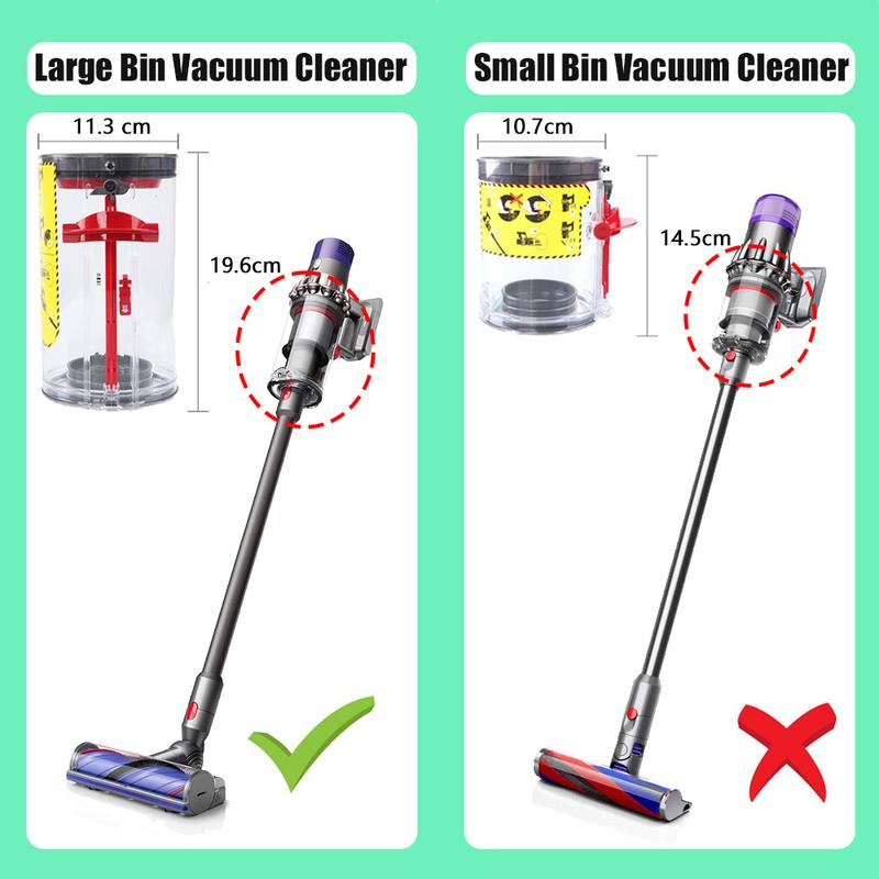 Large Dust Bin for Dyson V10 SV12 Vacuum Cleaner Canister/Dust Bucket Replacement part,Not Suitable for V12