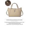 Office Workers Carry Vegetable Baskets, Women's Bags, One Shoulder Hand Carry Diagonally Across the First Layer of Cowhide Large-capacity Bucket Bags