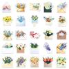 50pcs Creative Cartoon Envelope Bouquet Graffiti Stickers for Phone Cases, Desktops, Helmets