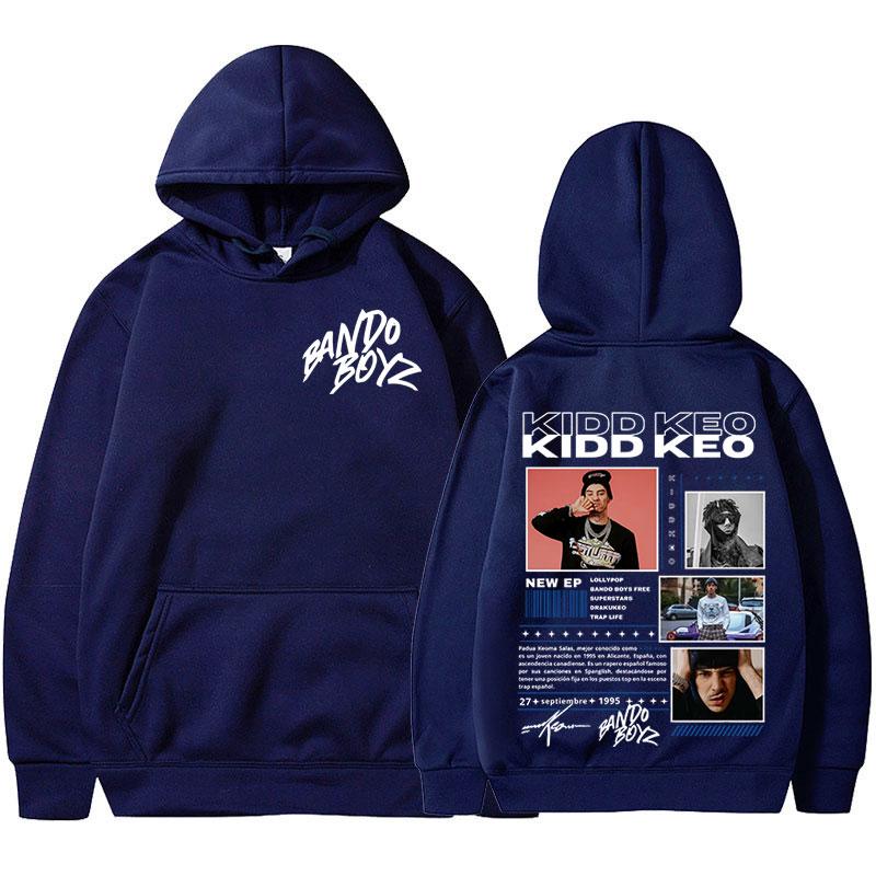 Rapper Kidd Keo Bando Boyz Album Tour Merch Hoodies Men Women Hip Hop Fashion Street Sweatshirt Casual Comfort Oversized Hoodie