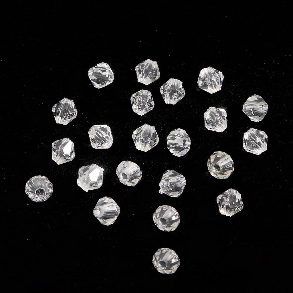 4-10 мм австрійські грановані біконічні кришталеві акрилові розпірні намистини. Виготовлення ювелірних виробів своїми руками