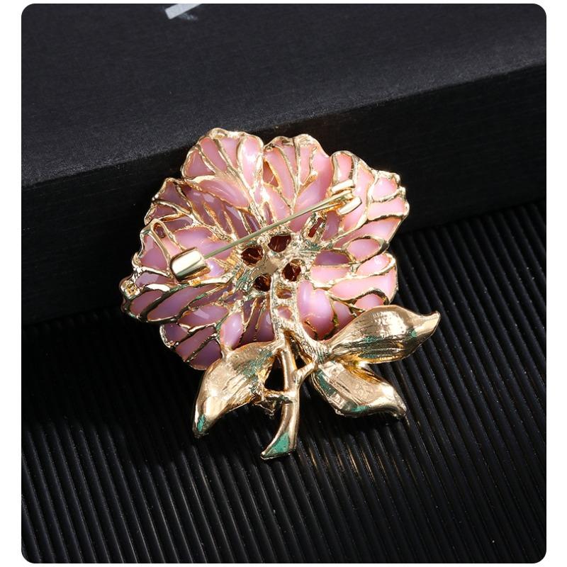 High Grade Peony Flower Brooch, Female High Sense, China-Chic, Chinese Style, Classical Brooch, Pin, Flower Cheongsam and Han Clothing Accessories