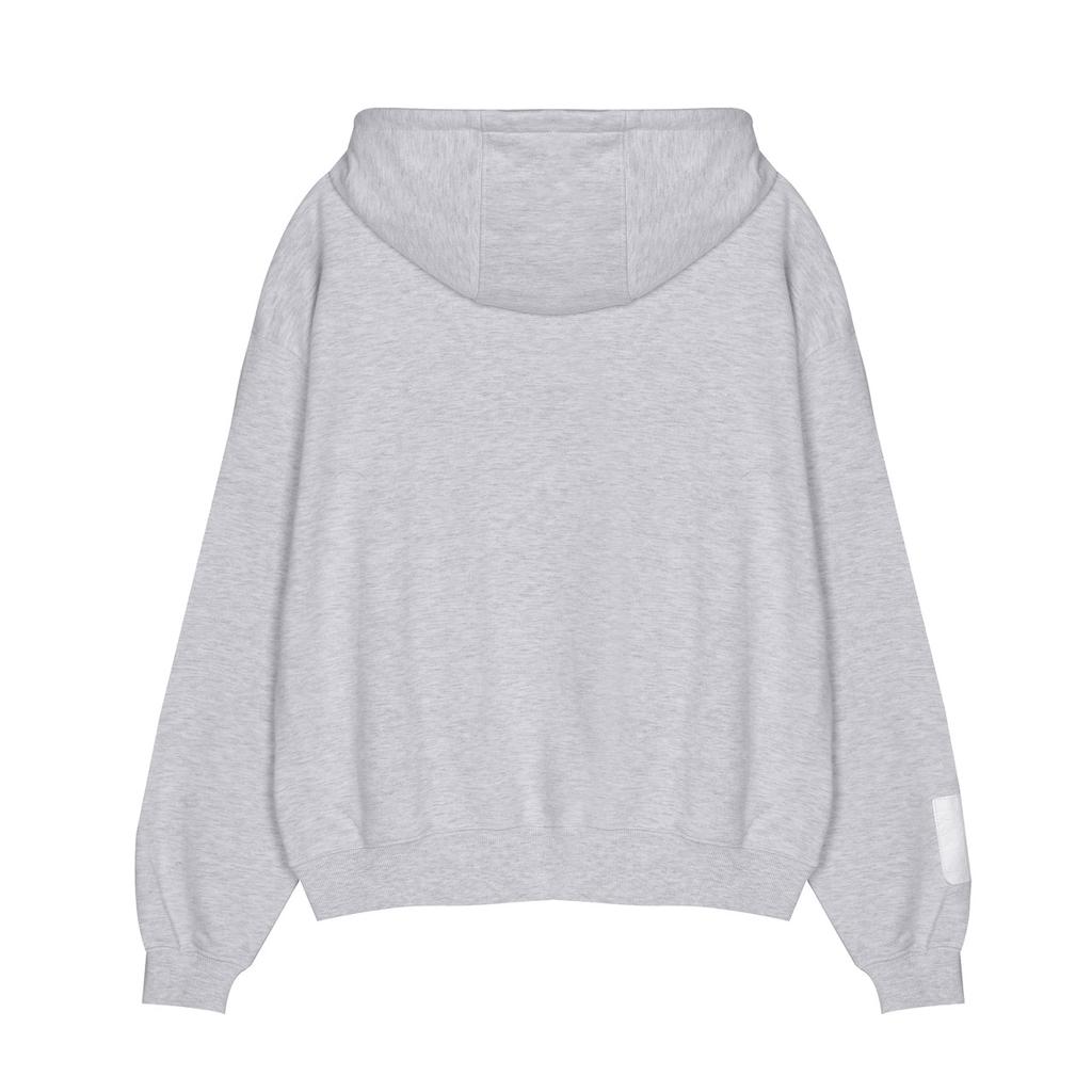 003 ‘A’ Logo Sweat Hoodie White Oatmeal