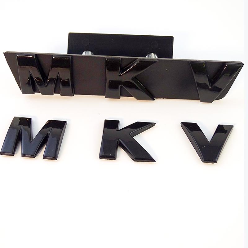 3D Black MKV MK5 Rear Car Emblem Grill and Truck Car Sticker for Volkswagen VW Golf Jetta MK5