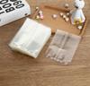 100Pcs Thicken Transparent Plastic Machine Seal Bags Clear Food Biscuit DIY Baking Cake Bag Decoration Gift Cookie Packing