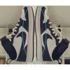 Pre-owned NikeCourt Borough Mid 2 GS CD7782-107-P26085762946683