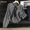 Women's French Style Loose Knit Sweater