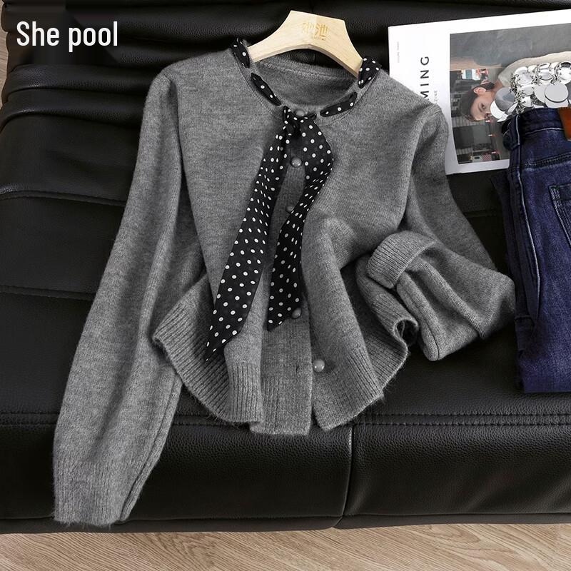 Women s French Style Loose Knit Sweater One Size
