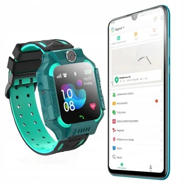 Smartwatch Dla Dzieci Zegarek Dziecięcy Lokalizator Lbs + Karta Sim Gratis