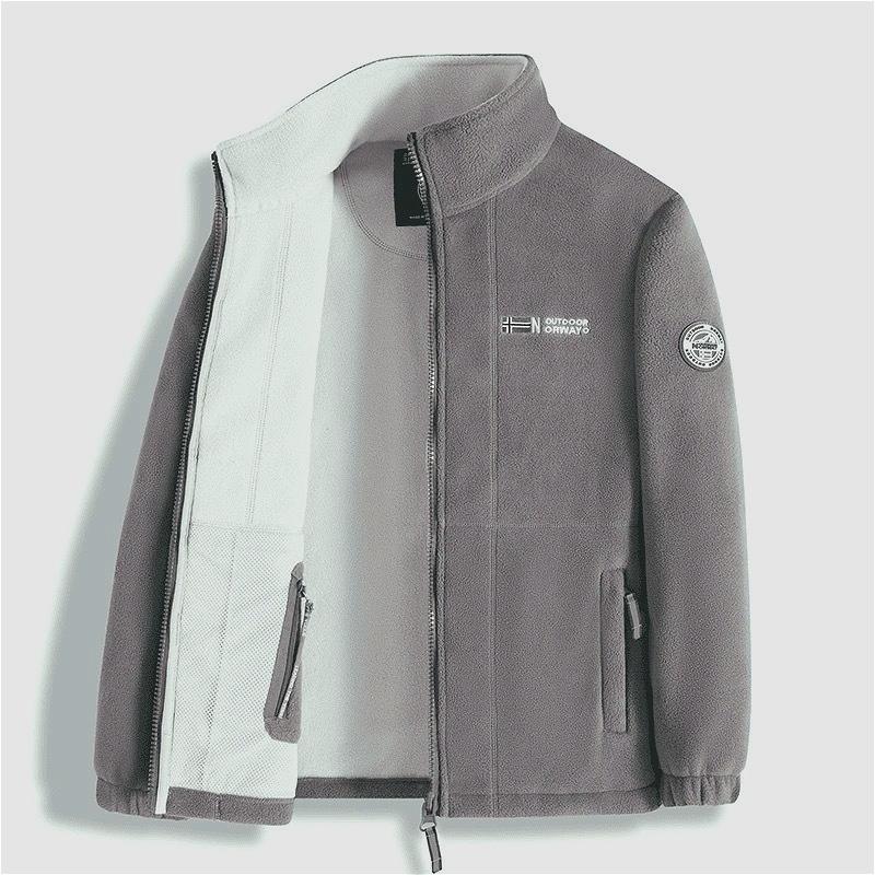 Men Winter Jacket New Arrival Polar Fleece Outwear Thick Fleece Lined Outdoor Man Autumn Jacket Coat