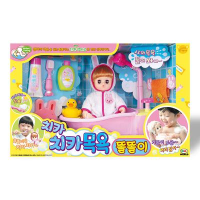 [Mimi World Official] Chika Chika Bath Smart, brinquedos populares de personagens coreanos