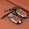 ZJH5   Leather Smart Remote Key Protector Car Key Case Cover For Mercedes Benz A C E S GLC GLE GLB W204 W205 W206 W212 W213 W221 W223