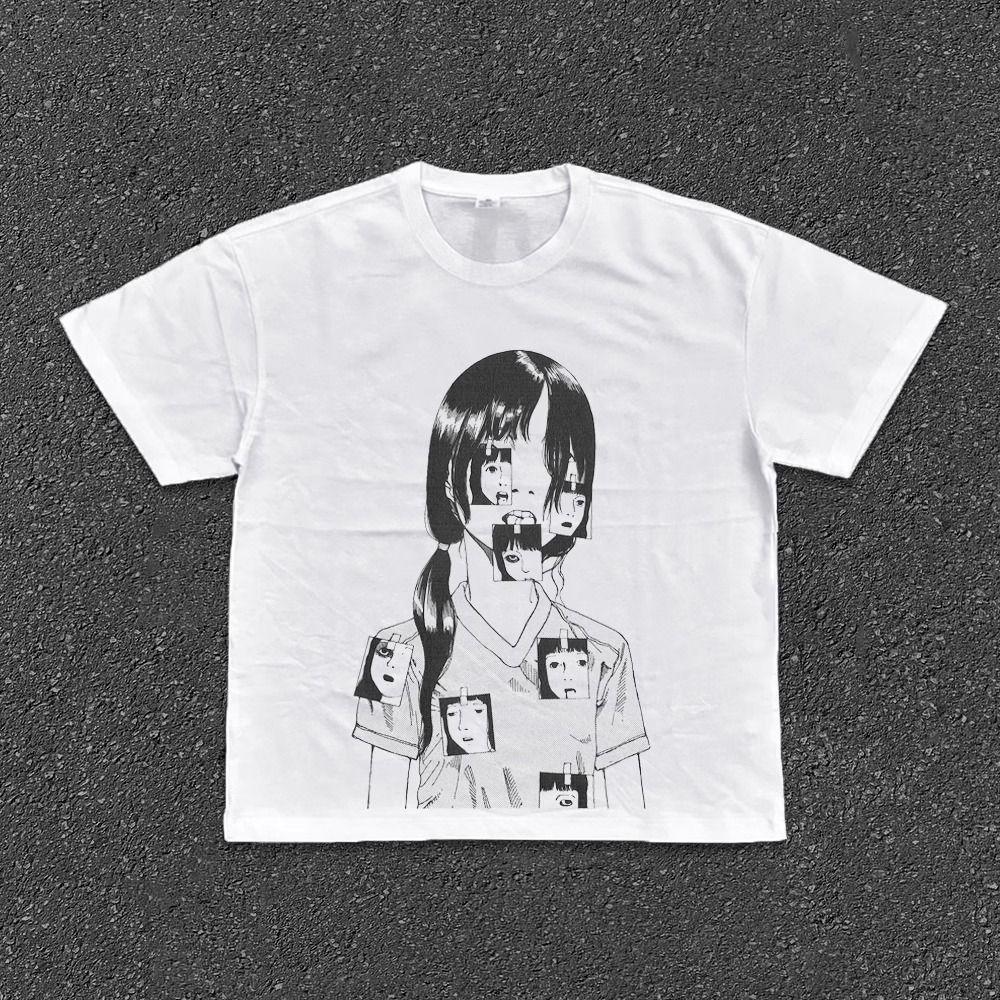 

The 2025 New American-style Sun God Trendy and Individualistic Street Loose Short-sleeved T-shirt Is in A Large Size Trend 4XL