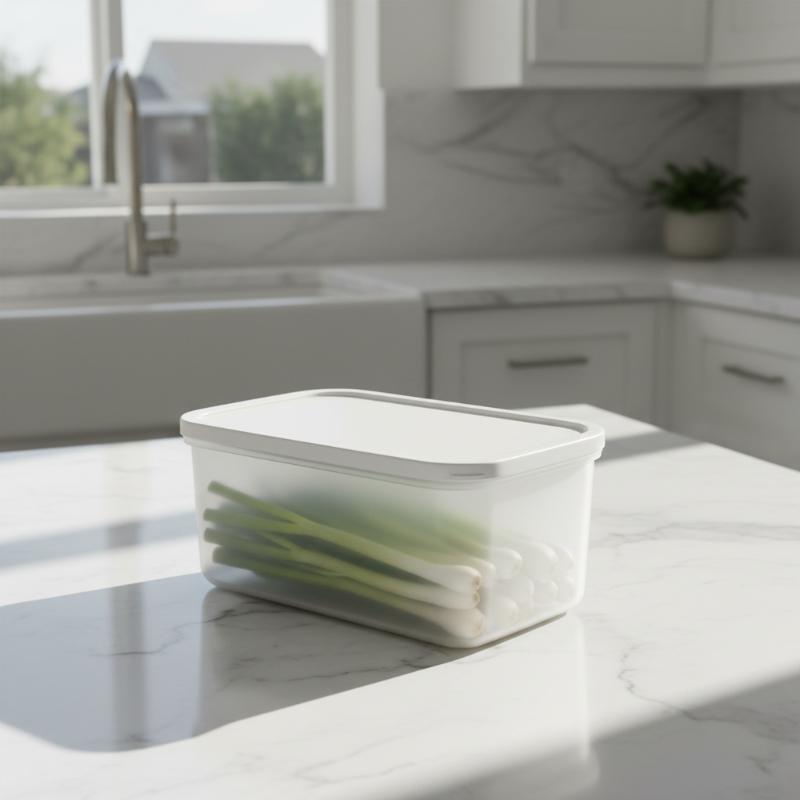 Sealed Refrigerator Storage Box Fresh Keeping Clear Food Container BPA Free for Kitchen Fridge Organization