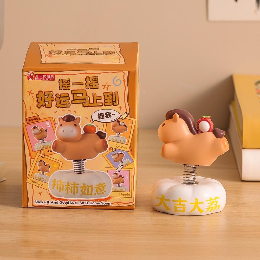 Chinese Style Chinese New Year Decoration Multicolor Zodiac Horse Ornaments  Office Desk Ornament