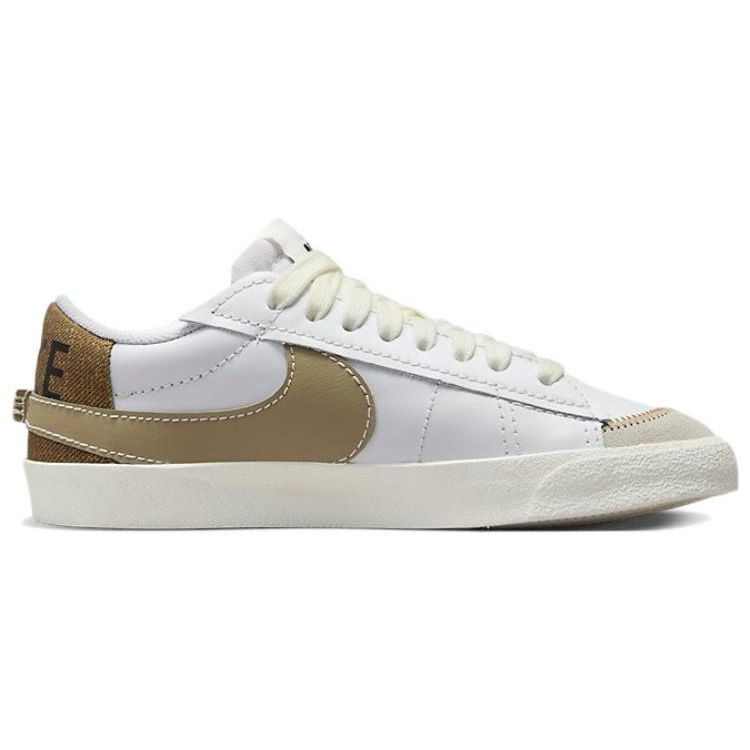 Nike Zapatillas Blazer Low '77 Jumbo Blanco Caqui Vela Negro Avellana Rush Naranja Seguridad para Hombre DZ2772-121