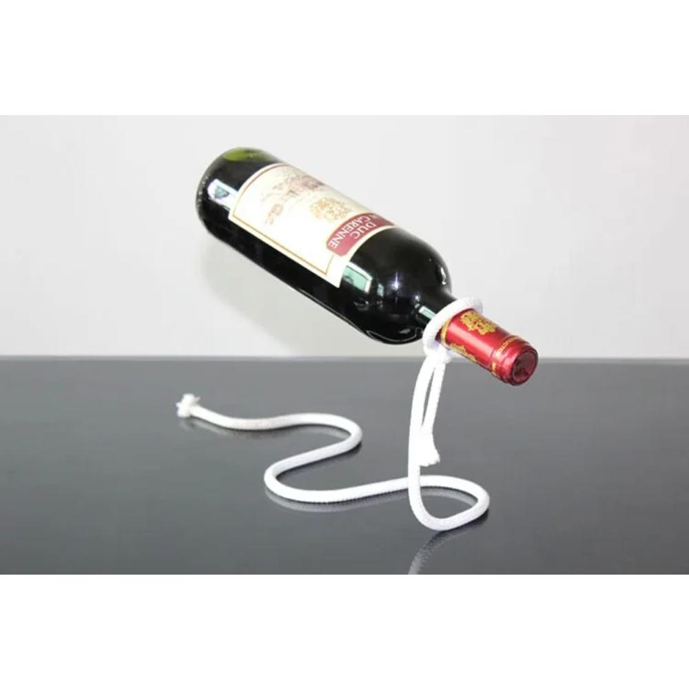 Magical Suspension Iron Chain Wine Racks One Bottle Wine Display Racks Stand Holder Kitchen Dining Room Cellar Bar Decoration